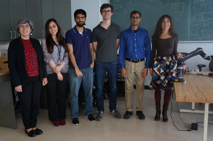 Manuela Veloso visits our lab. Check out the family photo!
