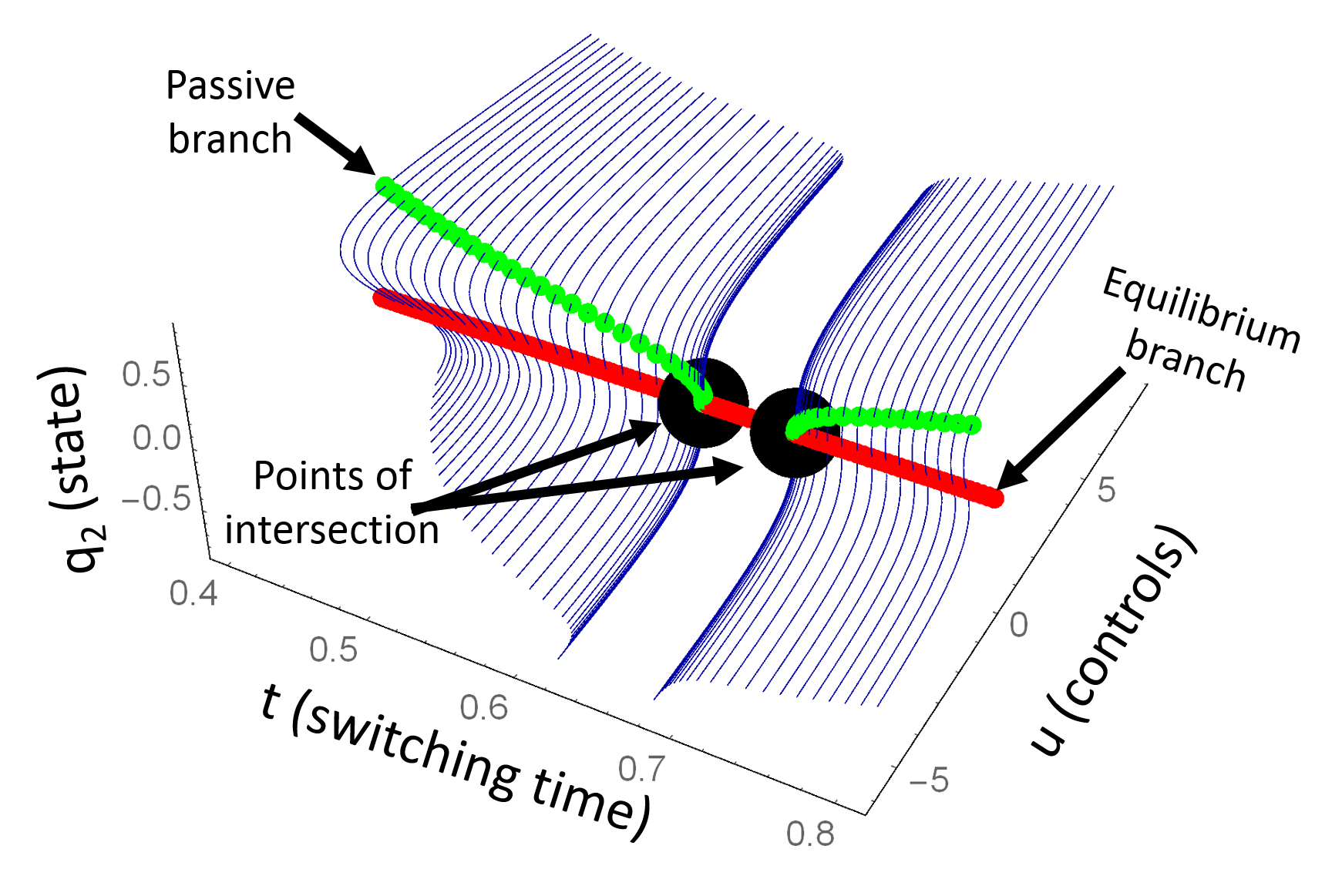 Gait generation for underactuated systems