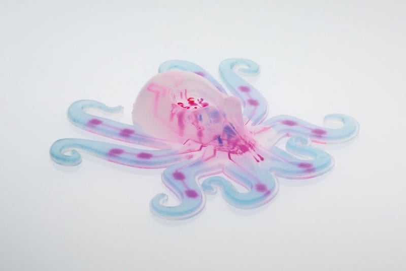 Octobot: An integrated design and fabrication strategy for entirely soft, autonomous robots